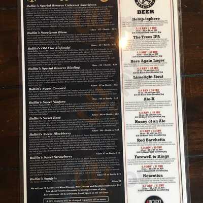 Alexander Bullitt's Winery Brewery & Bistro