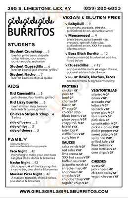 Girlsgirlsgirls Burritos