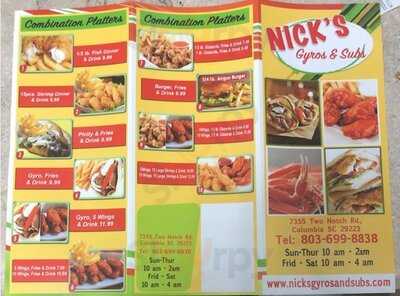 Nick's Gyros & Subs