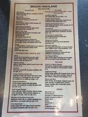 Brook Highland Bar And Grill