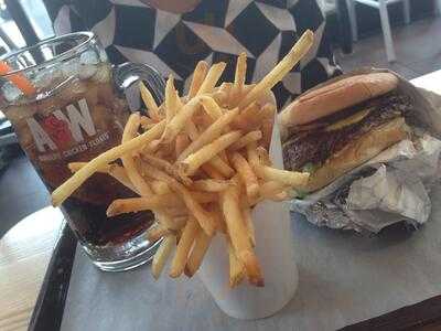 A & W Burgers Chicken Floats