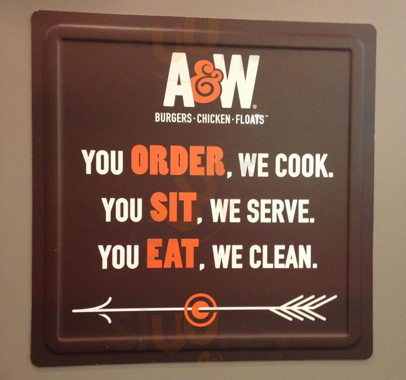 A & W Burgers Chicken Floats