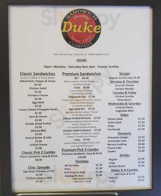 Duke Sandwich