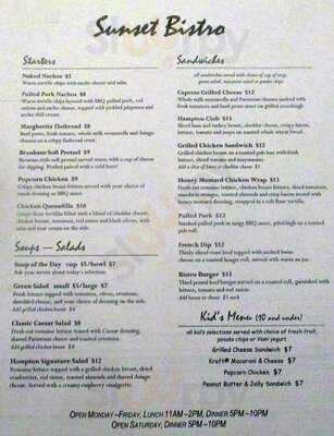 Sunset Bistro