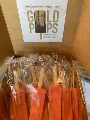 Gold Pops Ice Cream
