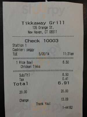Tikkaway Grill
