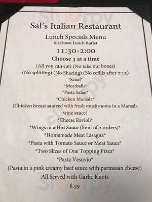 Sal's Italian Resturant