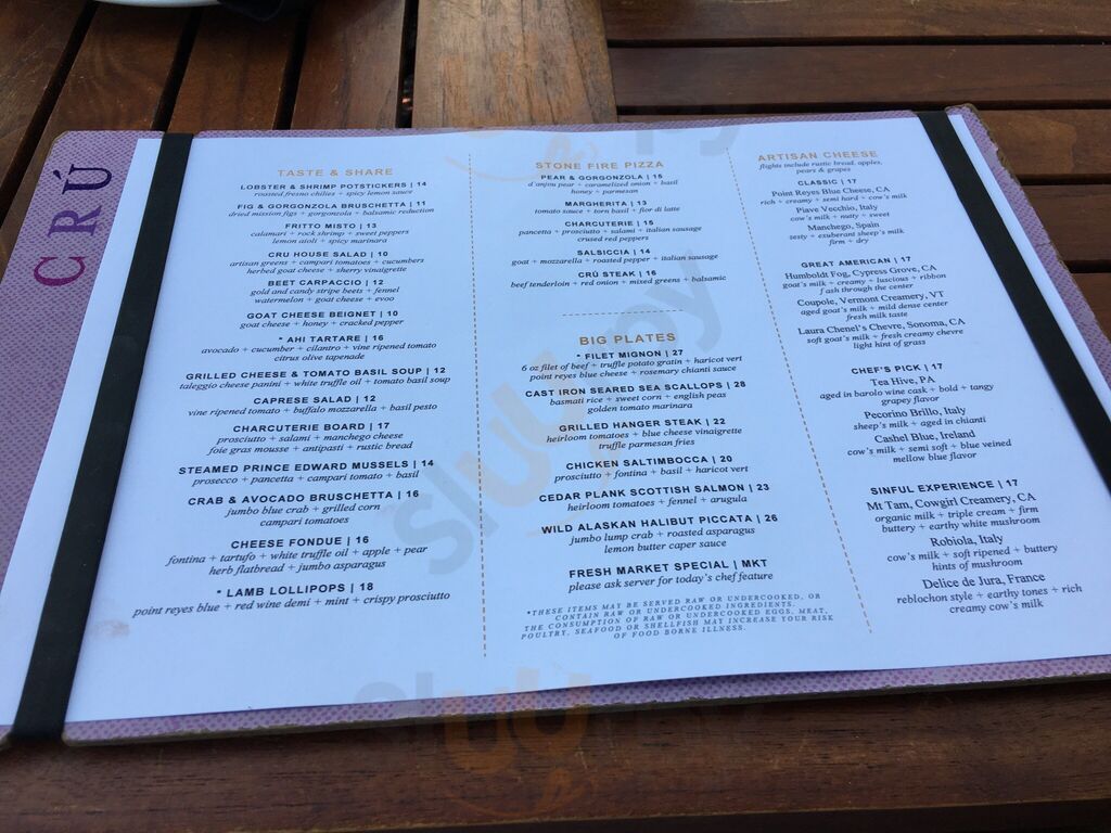 Cru Food & Wine Bar