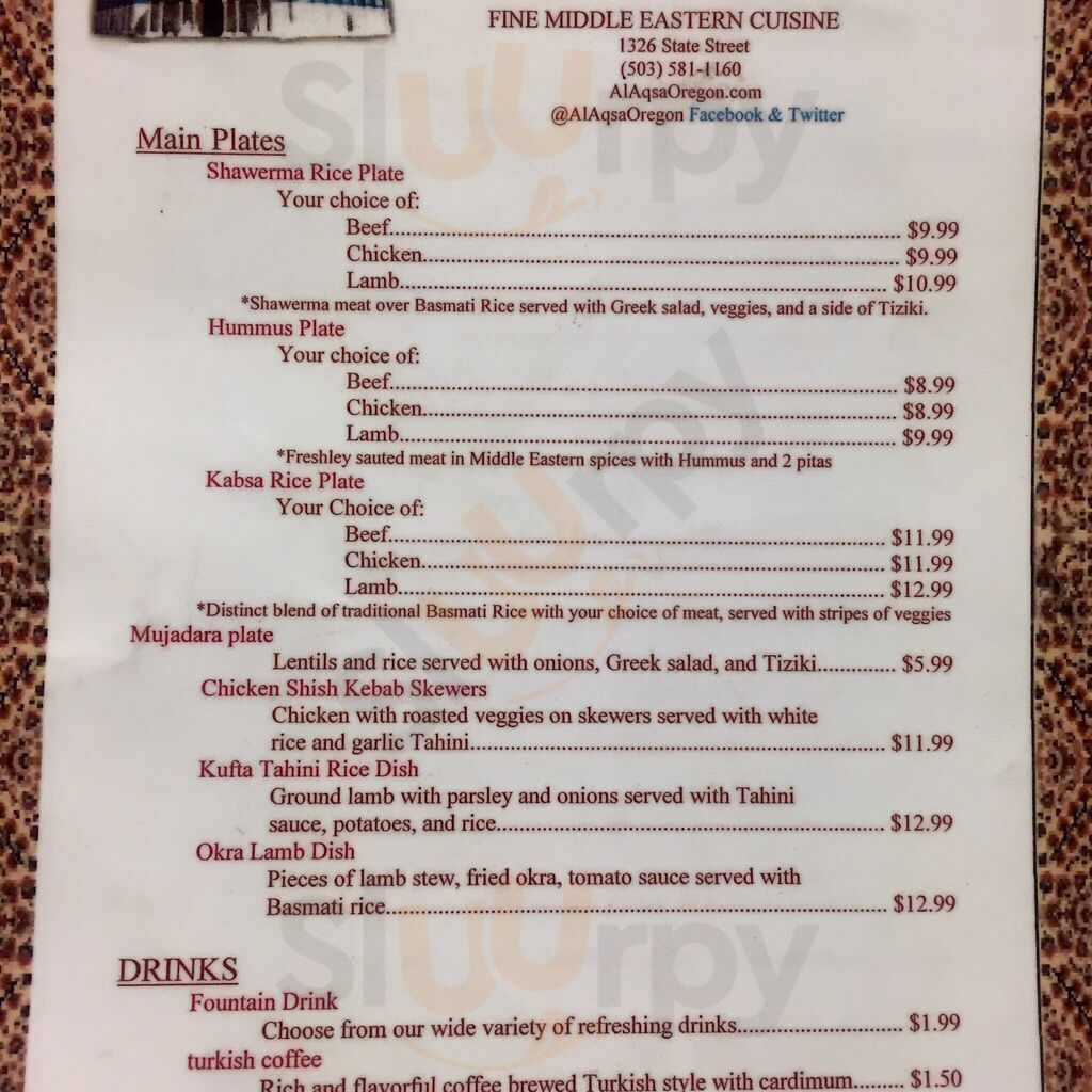 Al-aqsa Fine Mediterranean Cousine