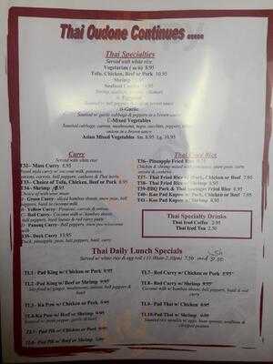 Thai Oudone Valley Grill