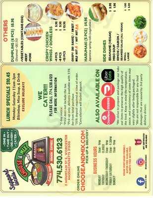 Choose And Mix Korean Food & Hibachi Express