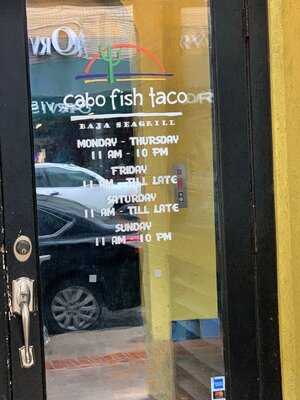 Cabo Fish Taco Roanoke