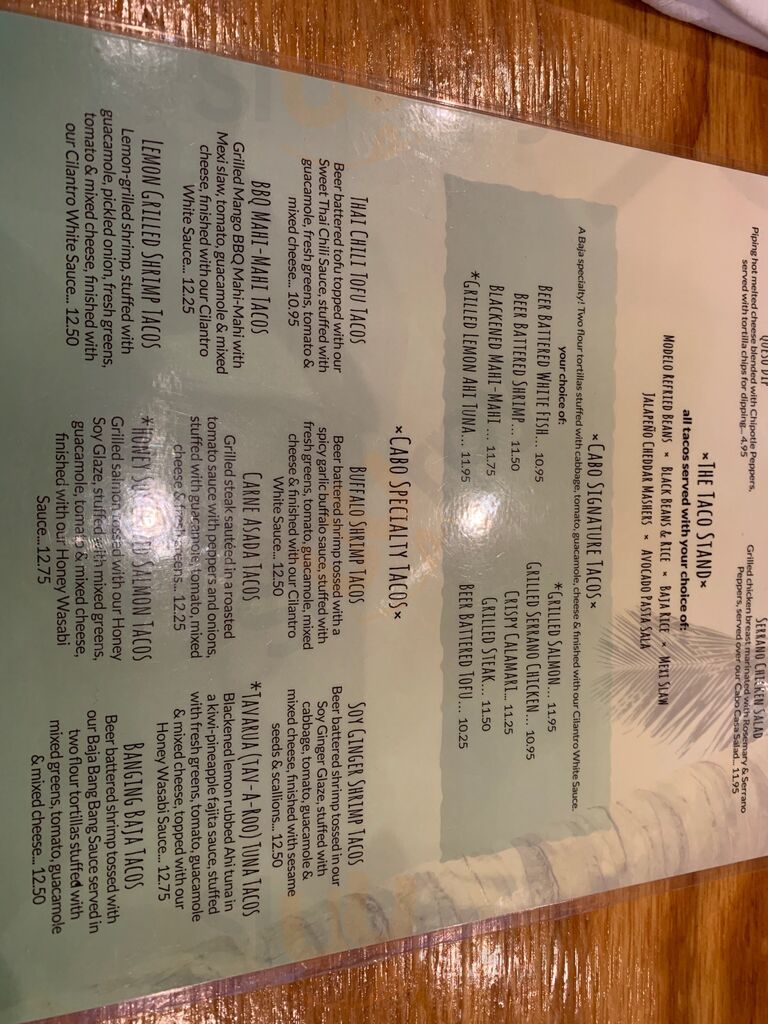 Cabo Fish Taco Roanoke