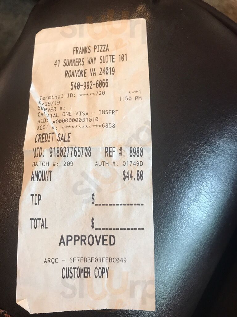 Frank's Pizza & Subs