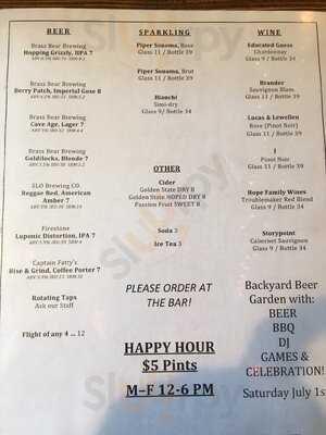 Brass Bear Brewing & Bistro