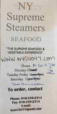 Ny Supreme Steamers