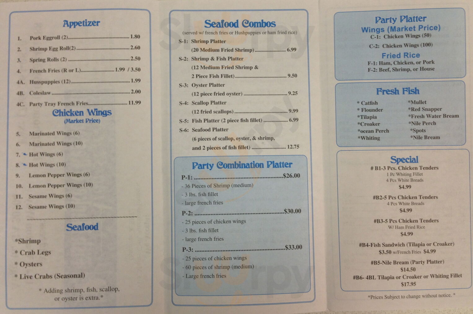 Augusta Fish Market & Restaurant