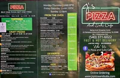 J's Pizza And Sub Cafe