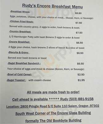 Rudy's Encore Deli, Salem, Or