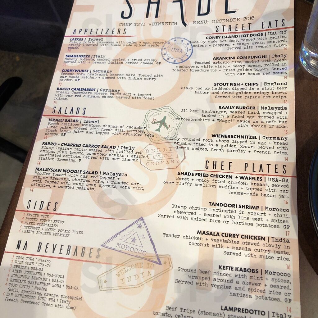 Shade Street Food And Bar