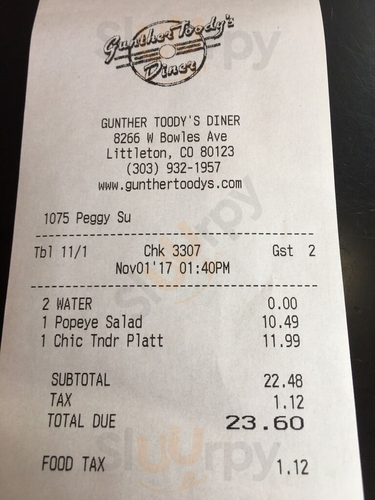 Gunther Toody's Diner