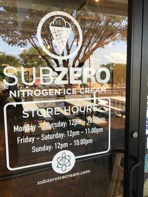 Subzero Nitrogen Ice Cream