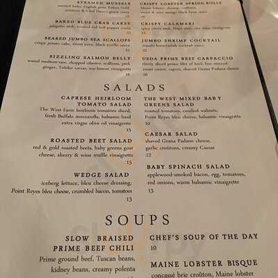 West Steak And Seafood