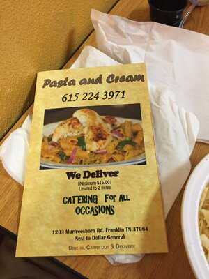 Pasta And Cream