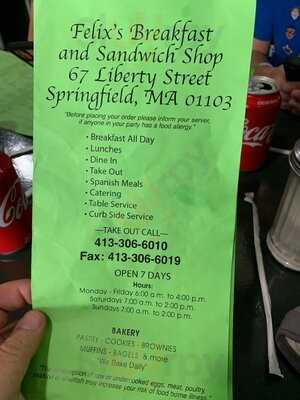Felix's Breakfast And Sandwich Shop