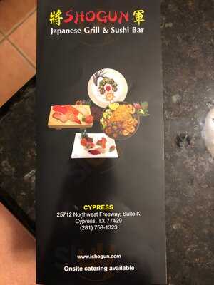 Shogun Japanese Grill And Sushi