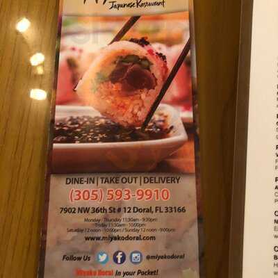 Miyako Doral Japanese Restaurant