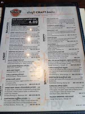 Bad Daddys Burger Bar