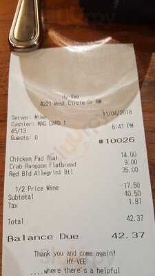 Hy-vee Market Grille