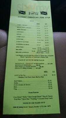 Classic Jamaican Jerk Stop