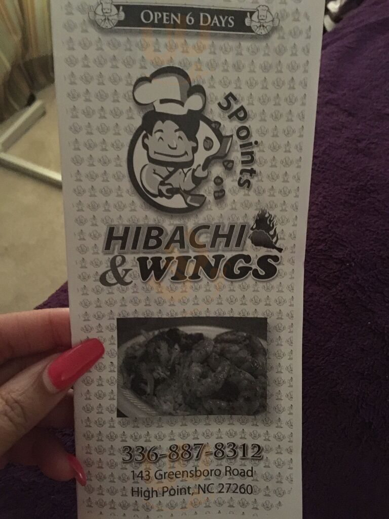5 Points Hibachi And Wings