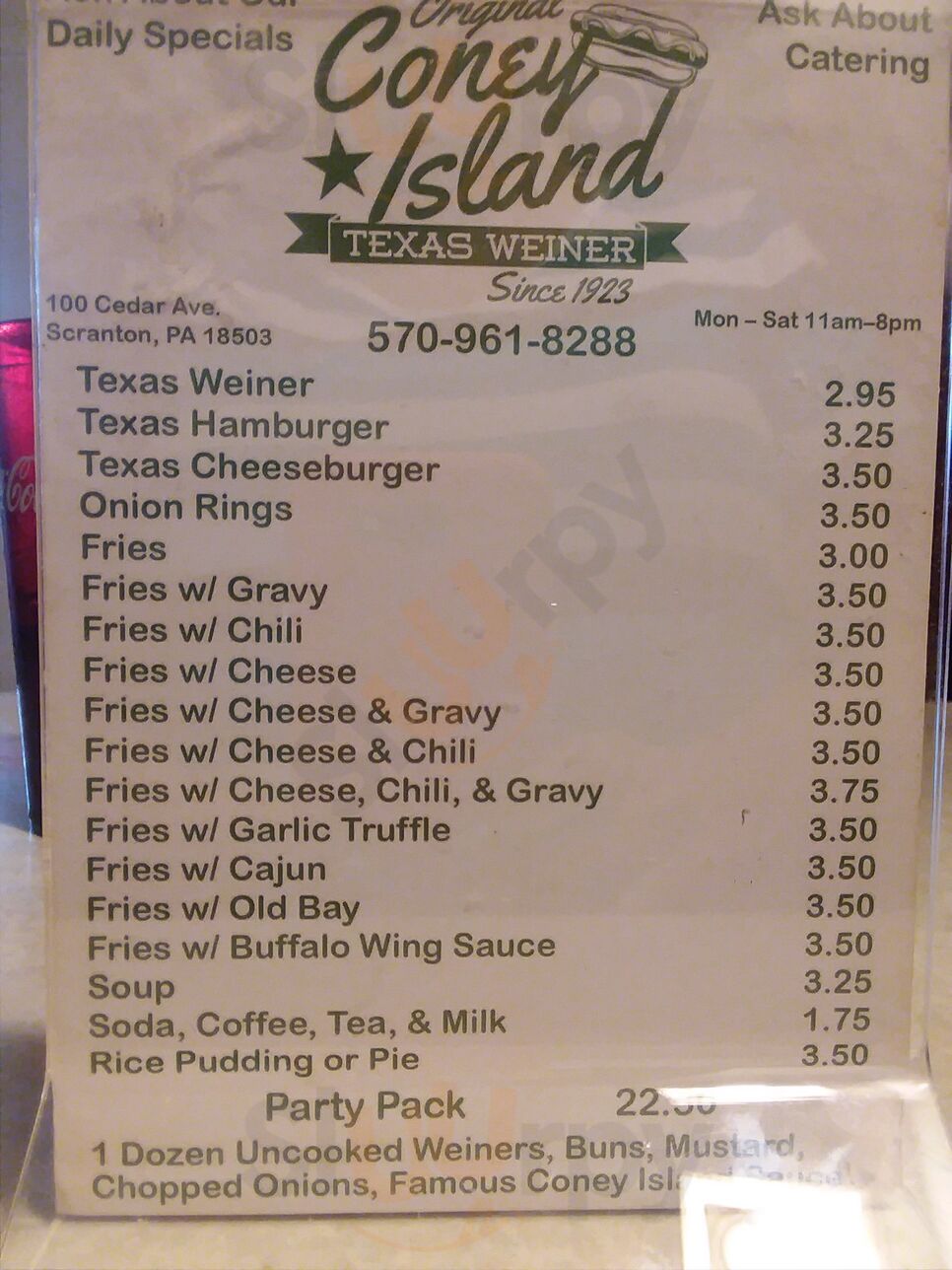 Coney Island Texas Weiners