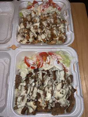 Raf Deli Cheese Steak And Chicken Over Rice