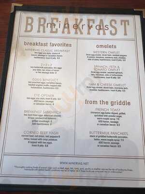 Minervas Restaurant & Bar