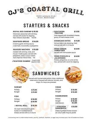 Cj's Coastal Grill
