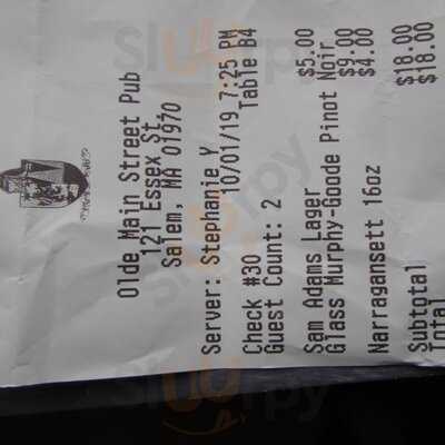 Olde Main Street Pub