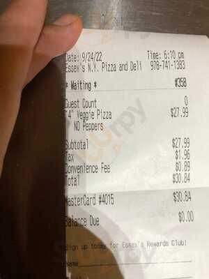 Essex's N.y. Pizza & Deli