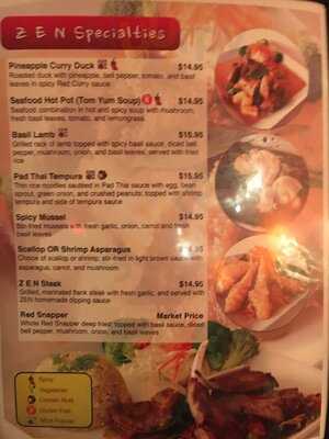 Zen Thai And Japanese Cusine