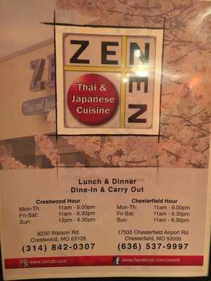 Zen Thai And Japanese Cusine