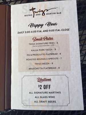 Twigs Bistro And Martini Bar
