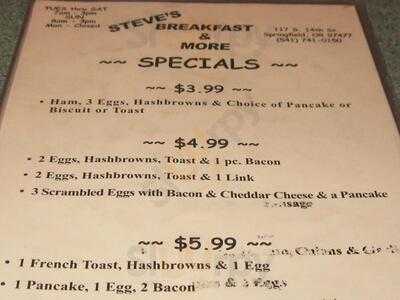 Steve's Breakfast & More