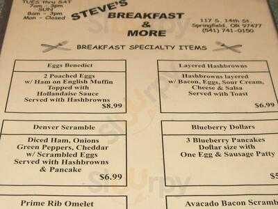 Steve's Breakfast & More