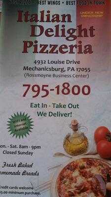 Italian Delight Pizzeria