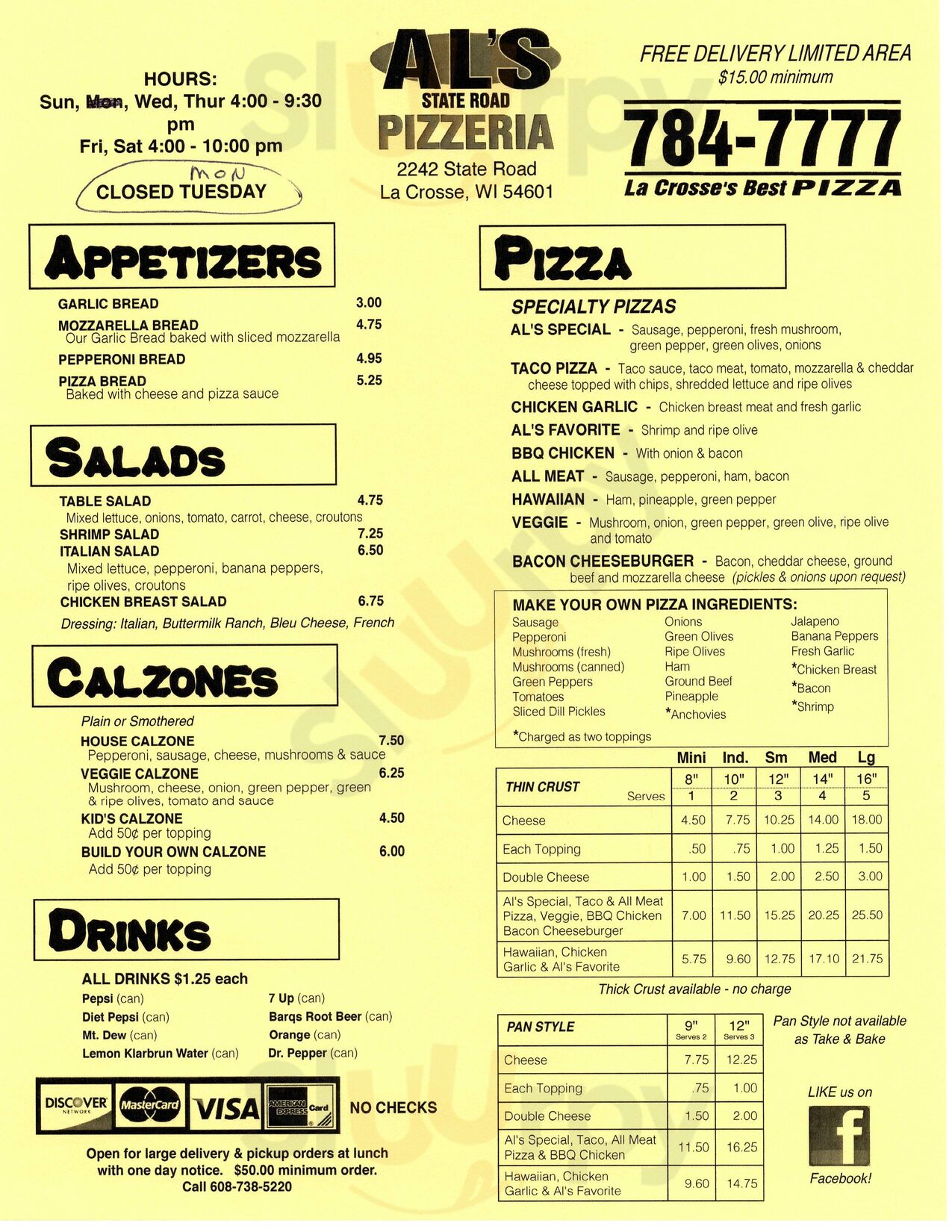 Al's State Road Pizzaria