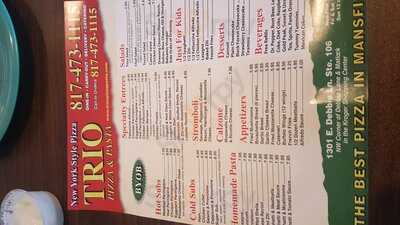 Trio Pizza & Pasta