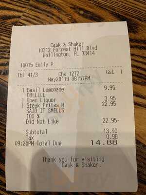 Cask + Shaker Craft Bar And Kitchen